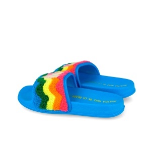 Papuci azul multicolori pentru copii, Agatha Ruiz de la Prada - Img 3