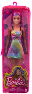 PAPUSA BARBIE FASHIONISTA BLONDA CU SUVITE MOV