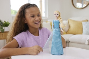 PAPUSA DISNEY FROZEN ELSA CU ROCHIE ALBASTRA - Img 7