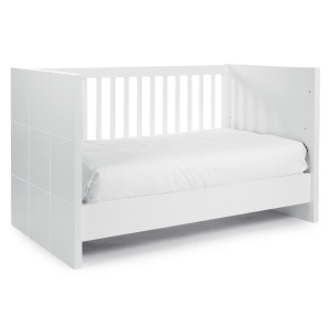 Patut Childhome Quadro White 70x140 cm, MDF Alb - Img 2
