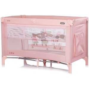 Patut pliabil Chipolino Ariel powder pink - Img 2