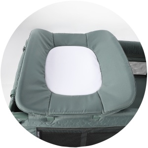 Patut pliabil Chipolino Bella pastel green - Img 5