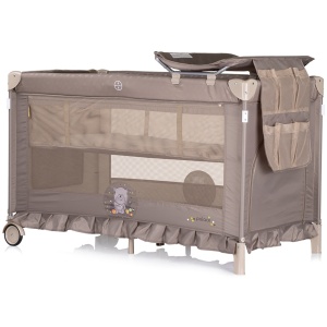Patut pliabil Chipolino Palace Bear beige - Img 3