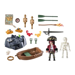 Playmobil - Set Pirat Si Barca Cu Vasle - Img 3
