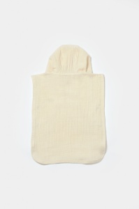 Prosop plaja - poncho copii din muselina absorbanta, Stone, BabyCosy