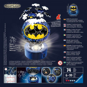 Puzzle 3D Luminos Batman, 72 Piese - Img 3