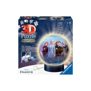 Puzzle 3D Luminos Frozen II, 72 Piese