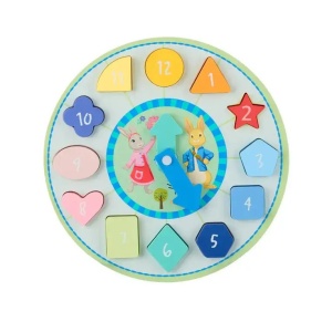 Puzzle ceas Peter Rabbit™, Orange Tree Toys - Img 4