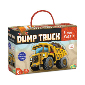 Puzzle de podea in forma de basculanta, Dump Truck Floor Puzzle - Img 2