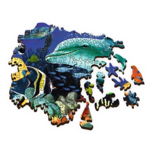 PUZZLE TREFL DIN LEMN 500+1 PIESE VIATA MARINA - Img 6