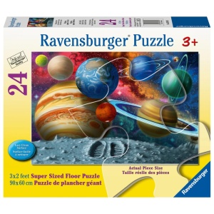 Ravensburger - Puzzle mare de podea sa pasim in spatiu 24 piese - Img 2