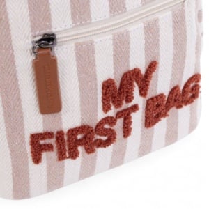 Rucsac pentru copii Childhome My First Bag Nude Alb - Img 3