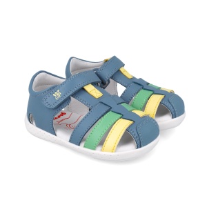 Sandale din piele pentru copii Garvalin 252332, indigo