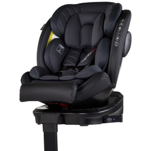 Scaun auto Chipolino Hypnotic Plus I-Size 40-150 cm cu sistem Isofix si sezut rotativ charcoal