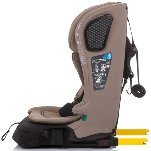 Scaun auto Chipolino Lux X I-Size 76-150 cm cu sistem Isofix macadamia - Img 4