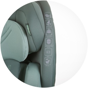 Scaun auto Chipolino Maximus I-Size 40-150 cm pastel green cu sistem Isofix - Img 12