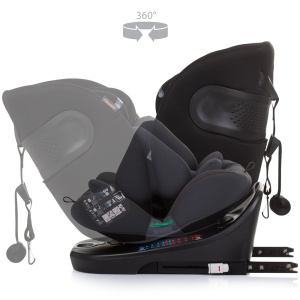 Scaun auto Chipolino Motion I-Size 40-150 cm obsidian cu sistem Isofix - Img 7