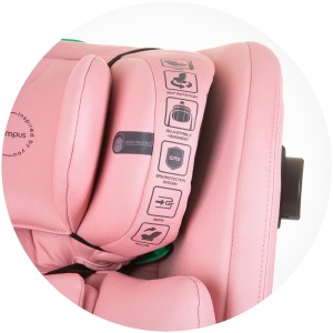 Scaun auto Chipolino Olympus I-Size 40-150 cm flamingo cu sistem Isofix - Img 10