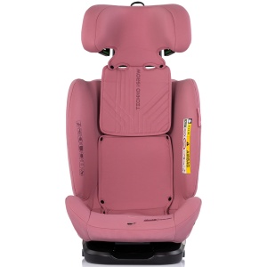 Scaun auto Chipolino Techno iGrow I-Size 40-150 cm cu sistem Isofix si sezut rotativ powder pink - Img 3