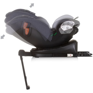 Scaun auto Chipolino Tourino I-Size 40-150 cm grey mix cu sistem Isofix - Img 8