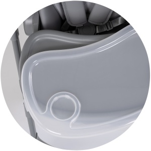 Scaun de masa si leagan electric Chipolino Master Class 2 in 1 charcoal - Img 9