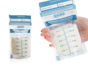 Set 25 pungi pentru stocarea laptelui matern BabyJem