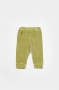 Set bluzita si pantaloni Elefant, 80%bumbac organic si 20% poliester - Verde, BabyCosy