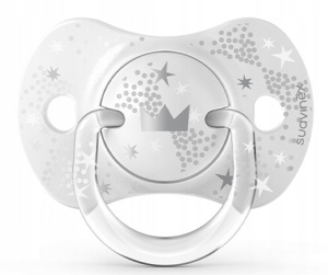 Set Cadou Biberon 270ml + Suzetă 0-6m + Clema Silver Premium, Spread Joy, Suavinex