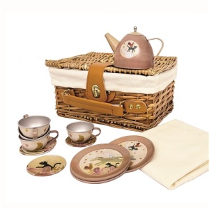 Set ceai in cos picnic, Muzicantii din Bremen, Egmont Toys - Img 4