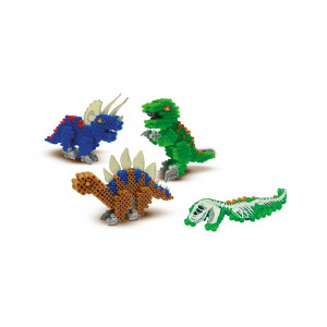 Set creativ copii - Margele de calcat cu Dinozauri Beedz - Img 2