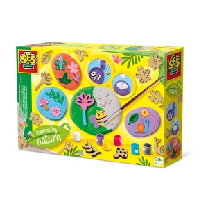 Set creativ copii - mulaj si pictura - Relief botanic inspirat din natură - Img 1