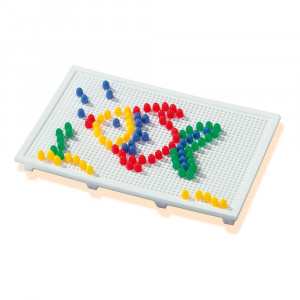Set creativ mozaic - Tabla de jucarie mozaic cu pini colorati - Img 2