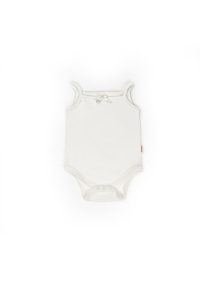 Set de 10 piese pentru nou nascut, Bow, stone, 100% bumbac organic, BabyCosy - Img 6