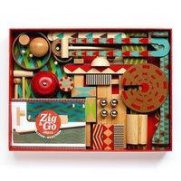 Zig & Go Djeco, set de constructie trasee, 48 piese