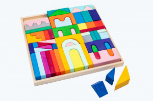 Set Handmade, Constructor din Lemn Didu - Img 2