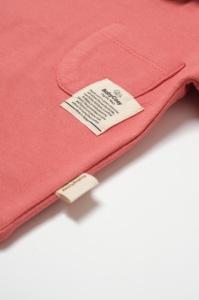 Set hanorac cu gluga si pantaloni, Two thread, 100%bumbac organic - Rose, BabyCosy