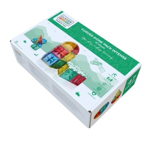 Set magnetic de construit Dome 47 piese, Cleverclixx - Img 3
