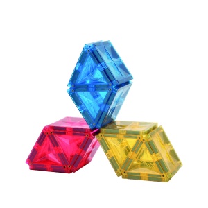 Set magnetic de construit Inventiv 60 piese, Cleverclixx - Img 5