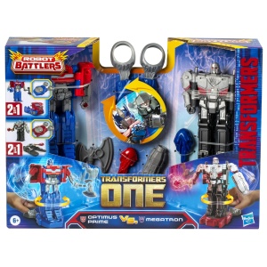 TRANSFORMERS ONE SET 2 FIGURINE OPTIMUS PRIME SI MEGATRON - Img 8