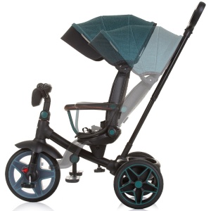 Tricicleta cu copertina si sezut reversibil Chipolino Derby teal - Img 4