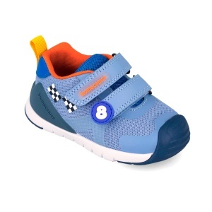 Adidasi Primii Pasi pentru Copii Biomecanics 262134, jeans - Img 4