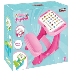 Banca scolara Pilsan Handy Study Desk pink - Img 3