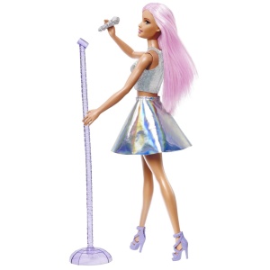 BARBIE PAPUSA BARBIE YOU CAN BE SET BARBIE STAR POP SI MICROFON - Img 2