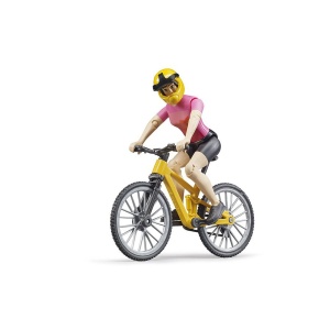 Bruder - Figurina Ciclista Cu Bicicleta De Munte - Img 4
