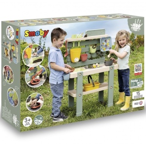 Bucatarie Smoby Mud Kitchen cu 15 accesorii - Img 10