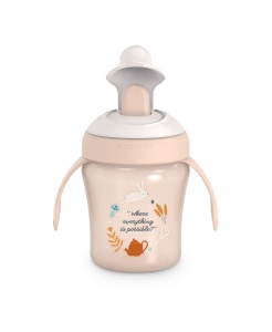 Cană antrenament, 200 ml, roz, Wonder, Suavinex - Img 3