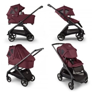 Capotina cu extensie plasa insecte Bugaboo Dragonfly Dark Cherry - Img 2