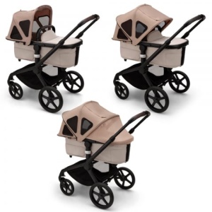 Capotina cu extensie plasa insecte Bugaboo Fox 5 Fox Cub Lynx Dune Taupe - Img 2