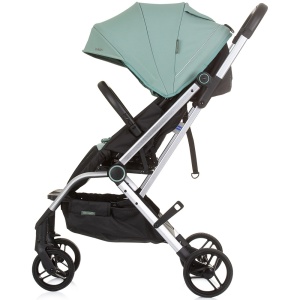 Carucior Chipolino Twister pastel green cu sezut rotativ - Img 2