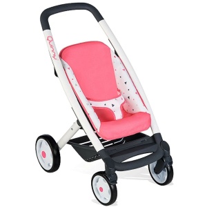 Carucior pentru papusi Smoby Quinny Combi 3 in 1 roz - Img 2